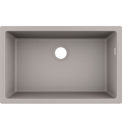 0-U660 Zlewozmywak podblatowy 660 szarość betonu S51 Hansgrohe (43432380)