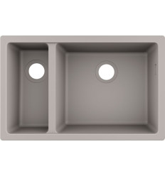0-U635 Zlewozmywak podblatowy 180/450 szarość betonu S51 Hansgrohe (43433380)