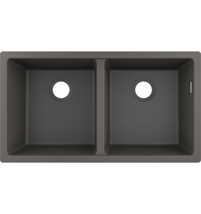 0-U770 Zlewozmywak podblatowy 370/370 kamienna szarość S51 Hansgrohe (43434290)