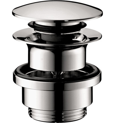 Komplet odpływowy Push-Open do umywalek i bidetów chrom Hansgrohe (50100000)