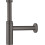 Syfon ozdobny Flowstar S Czarny Chrom Szczotkowany Hansgrohe (52105340)