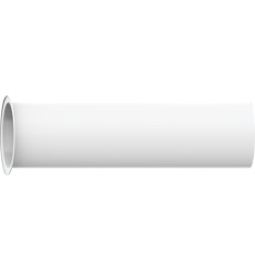 Rura prosta z obrzeżem 300 mm Biały Matowy Hansgrohe (53428700)
