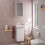 Szafka pod umywalkę 340/245 biały wysoki połysk Xelu Q Hansgrohe (54011700)