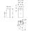 Szafka pod umywalkę 340/245 biały wysoki połysk Xelu Q Hansgrohe (54015670)