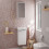 Szafka pod umywalkę 340/245 biały wysoki połysk Xelu Q Hansgrohe (54015700)