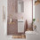 Szafka pod umywalkę 340/245 biały wysoki połysk Xelu Q Hansgrohe (54015700)