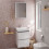 Szafka pod umywalkę 480/475 biały wysoki połysk Xelu Q Hansgrohe (54019000)