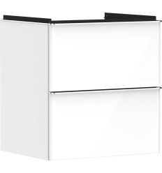 Szafka pod umywalkę 580/475 biały wysoki połysk Xelu Q Hansgrohe (54023000)