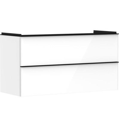 Szafka pod umywalkę 1180/475 biały wysoki połysk Xelu Q Hansgrohe (54035670)