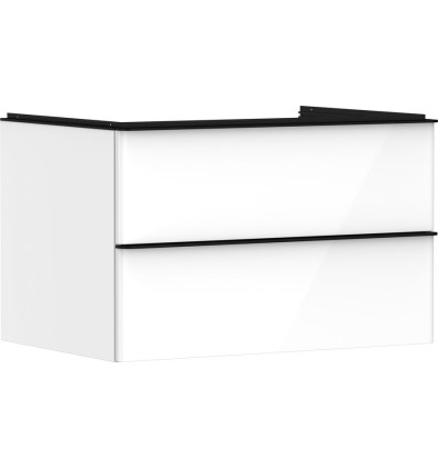 Szafka pod umywalkę 780/550 biały wysoki połysk Xelu Q Hansgrohe (54074670)