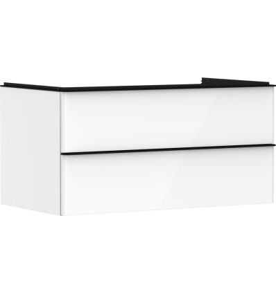 Szafka pod umywalkę 980/550 biały wysoki połysk Xelu Q Hansgrohe (54078670)