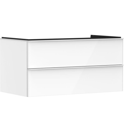 Szafka pod umywalkę 980/550 biały wysoki połysk Xelu Q Hansgrohe (54078700)