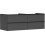Szafka pod umywalkę nablatową z 4 szufladami 1360/550 Szary Diament Matowy Xelu Q Hansgrohe (54087670)