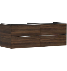 Szafka pod umywalkę nablatową z 4 szufladami 1360/550, Ciemny Orzech Xelu Q Hansgrohe (54089000)