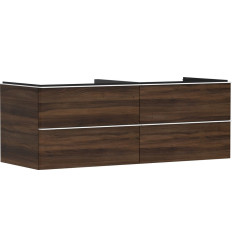 Szafka pod umywalkę nablatową z 4 szufladami 1360/550, Ciemny Orzech Xelu Q Hansgrohe (54089700)