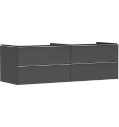 Szafka pod umywalkę nablatową z 4 szufladami 1560/550, Szary Diament Matowy Xelu Q Hansgrohe (54091000)