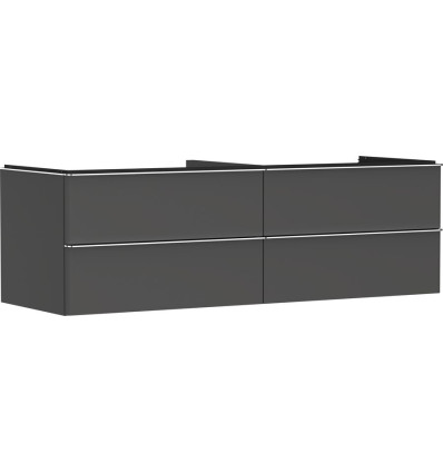Szafka pod umywalkę nablatową z 4 szufladami 1560/550, Szary Diament Matowy Xelu Q Hansgrohe (54091000)