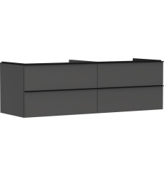 Szafka pod umywalkę nablatową z 4 szufladami 1560/550, Szary Diament Matowy Xelu Q Hansgrohe (54091670)