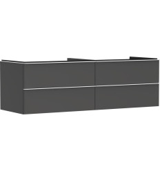 Szafka pod umywalkę nablatową z 4 szufladami 1560/550, Szary Diament Matowy Xelu Q Hansgrohe (54091700)