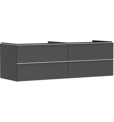 Szafka pod umywalkę nablatową z 4 szufladami 1560/550, Szary Diament Matowy Xelu Q Hansgrohe (54091700)