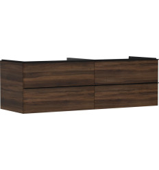 Szafka pod umywalkę nablatową z 4 szufladami 1560/550, Ciemny Orzech Xelu Q Hansgrohe (54093670)