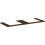 Blat 1360/550 ciemny orzech Xelu Q Hansgrohe (54099630)