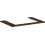 Blat 780/550 ciemny orzech Xelu Q Hansgrohe (54109630)