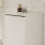 Szafka boczna 400/350 lewa biały wysoki połysk Xelu Q Hansgrohe (54127000)