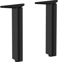Nóżki do szafki 175/60 2 sztuki Xelu Q czarny mat Hansgrohe (54145670)