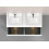 Zestaw organizerów 340 do szafek pod umywalkę 580/475, 580-680/470, 1360-1375/550 Naturalny Dąb IntraStoris Hansgrohe (54150230)