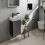 Szafka pod umywalkę 340/245 szary łupek matowy Xevolos E Hansgrohe (54168770)