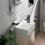 Szafka pod małą umywalkę wiszącą z drzwiami prawymi 340/245, Piaskowy Beż Matowy Xevolos E Hansgrohe (54170790)