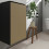 Szafka pod małą umywalkę wiszącą z drzwiami prawymi 340/245, Szary Łupek Matowy Xevolos E Hansgrohe (54171390)