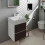 Szafka pod małą umywalkę wiszącą z 2 szufladami 480/475, Biały Matowy Xevolos E Hansgrohe (54172730)