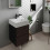Szafka pod małą umywalkę wiszącą z 2 szufladami 480/475, Szary Łupek Matowy Xevolos E Hansgrohe (54174730)