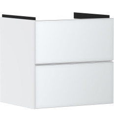 Szafka pod umywalkę wiszącą z 2 szufladami 580/475, Biały Matowy Xevolos E Hansgrohe (54175320)