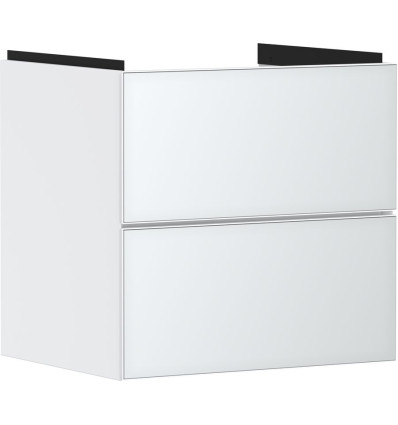 Szafka pod umywalkę wiszącą z 2 szufladami 580/475, Biały Matowy Xevolos E Hansgrohe (54175320)