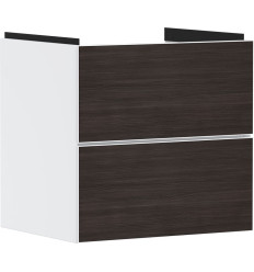 Szafka pod umywalkę wiszącą z 2 szufladami 580/475, Biały Matowy Xevolos E Hansgrohe (54175730)