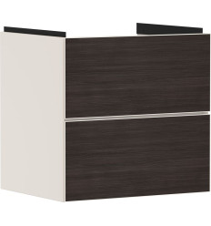 Szafka pod umywalkę wiszącą z 2 szufladami 580/475, Piaskowy Beż Matowy Xevolos E Hansgrohe (54176730)