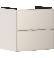 Szafka pod umywalkę wiszącą z 2 szufladami 580/475, Piaskowy Beż Matowy Xevolos E Hansgrohe (54176790)