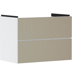 Szafka pod umywalkę wiszącą z 2 szufladami 780/475, Biały Matowy Xevolos E Hansgrohe (54178390)