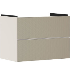 Szafka pod umywalkę wiszącą z 2 szufladami 780/475, Piaskowy Beż Matowy Xevolos E Hansgrohe (54179390)