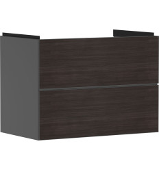 Szafka pod umywalkę wiszącą z 2 szufladami 780/475, Szary Łupek Matowy Xevolos E Hansgrohe (54180730)