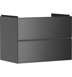 Szafka pod umywalkę wiszącą z 2 szufladami 780/475, Szary Łupek Matowy Xevolos E Hansgrohe (54180770)