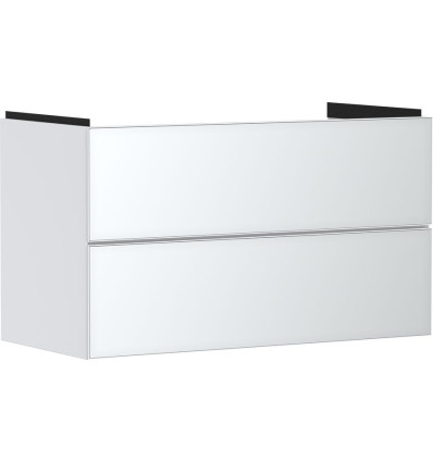 Szafka pod umywalkę wiszącą z 2 szufladami 980/475, Biały Matowy Xevolos E Hansgrohe (54181320)