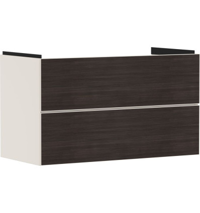 Szafka pod umywalkę wiszącą z 2 szufladami 980/475, Piaskowy Beż Matowy Xevolos E Hansgrohe (54182730)