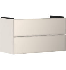 Szafka pod umywalkę wiszącą z 2 szufladami 980/475, Piaskowy Beż Matowy Xevolos E Hansgrohe (54182790)