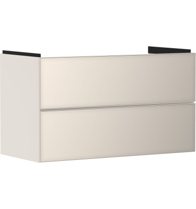 Szafka pod umywalkę wiszącą z 2 szufladami 980/475, Piaskowy Beż Matowy Xevolos E Hansgrohe (54182790)