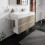 Szafka pod umywalkę wiszącą z 2 szufladami 1180/475, Biały Matowy Xevolos E Hansgrohe (54184390)