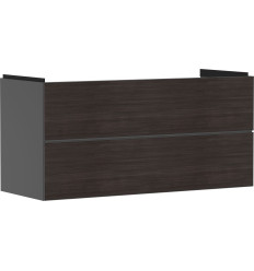 Szafka pod umywalkę wiszącą z 2 szufladami 1180/475, Szary Łupek Matowy Xevolos E Hansgrohe (54186730)